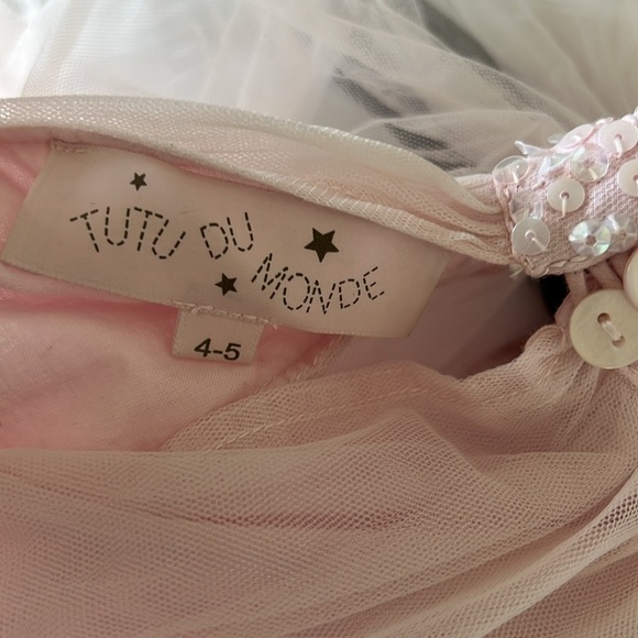 Tutu Du Monde Rich Kitsch Outre Tulle Tutu Dress - 4-5Y / Pink Life - Picture 13 of 14